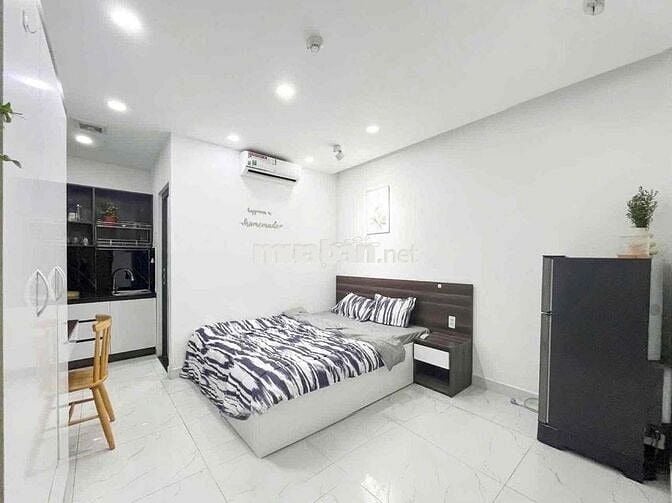 STUDIO FULL NỘI THẤT HIỆN ĐẠI NGAY CHỢ BÀ CHIỂU