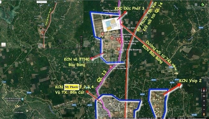 Bán Đất Nền Dự Án Đức Phát 3 Bàu Bàng - Đại Lộ Bình Dương