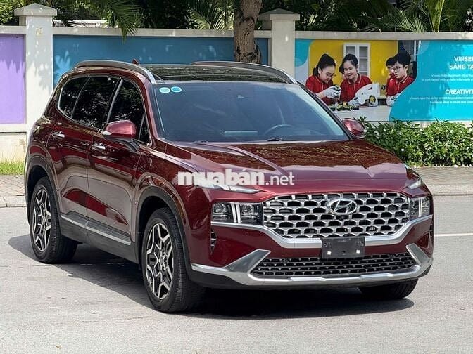 Hyundai Santa Fe Full Dầu Đỏ 2021 54000km