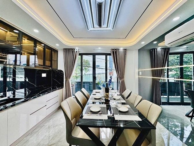 ⭐️Mở bán 2 Nhà 4 Lầu tuyệt đẹp Cao cấp xe hơi trong nhà Tô Ngọc Vân, 