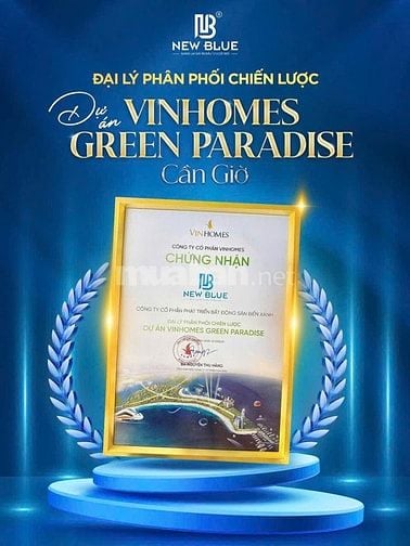 Vinhomes Cần giờ hàng độc quyền 180m2 giá 18tỷ sở hữu bãi biển sau nhà