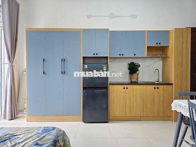 Căn hộ full nội thất máy giặt riêng ban công lớn ngay chợ Bà Chiểu