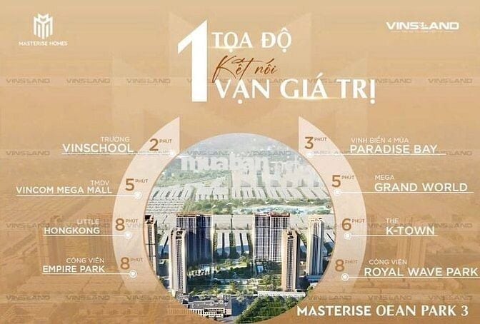 Mở bán cơ hội duy nhất để sở hữu nhà Masterise tại OCP3