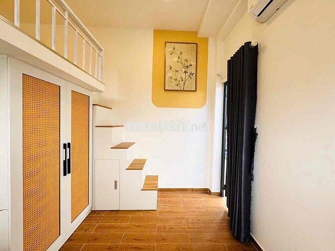 Căn Hộ Có Gác Ban Công ngay 3 tháng 2 FULL NỘI THẤT