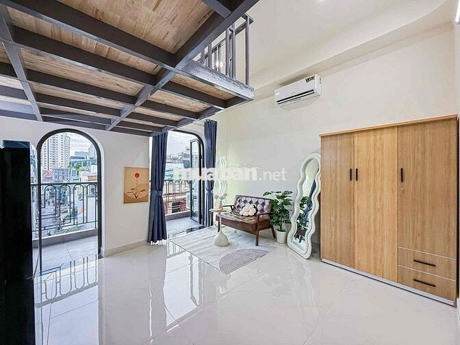 🏢 Phòng Duplex ban công full nội thất ở Huỳnh Tấn Phát, Quận 7