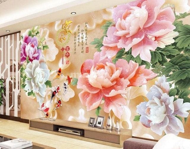 Tranh gạch 3d dán tường phòng khách - hành lang - CXV44