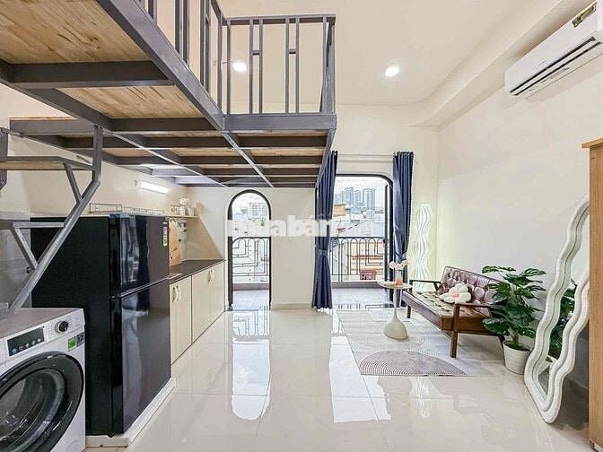 🏢 Phòng Duplex ban công full nội thất ở Huỳnh Tấn Phát, Quận 7