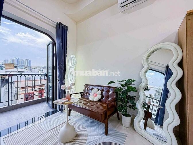 🏢 Phòng Duplex ban công full nội thất ở Huỳnh Tấn Phát, Quận 7