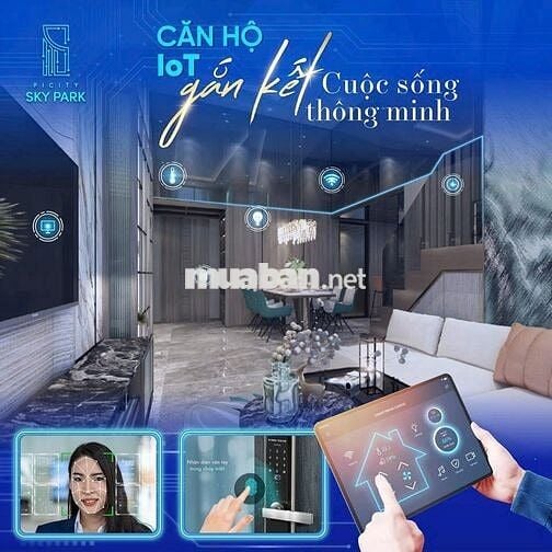 Sky Park , 2PN 60m2 mặt tiền QL1A , P.Dĩ An