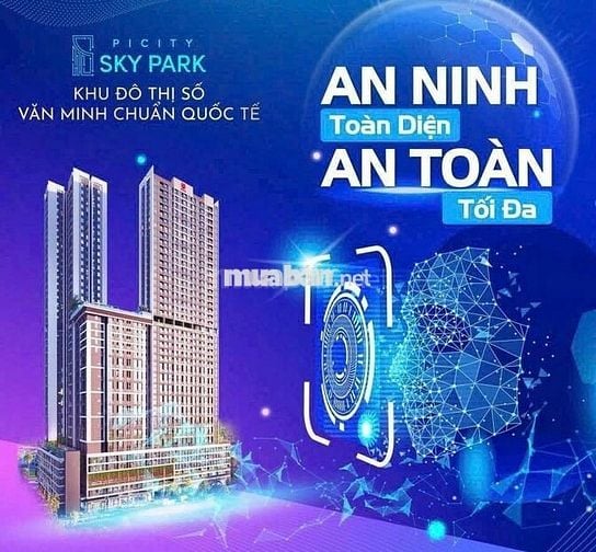 Sky Park , 2PN 60m2 mặt tiền QL1A , P.Dĩ An