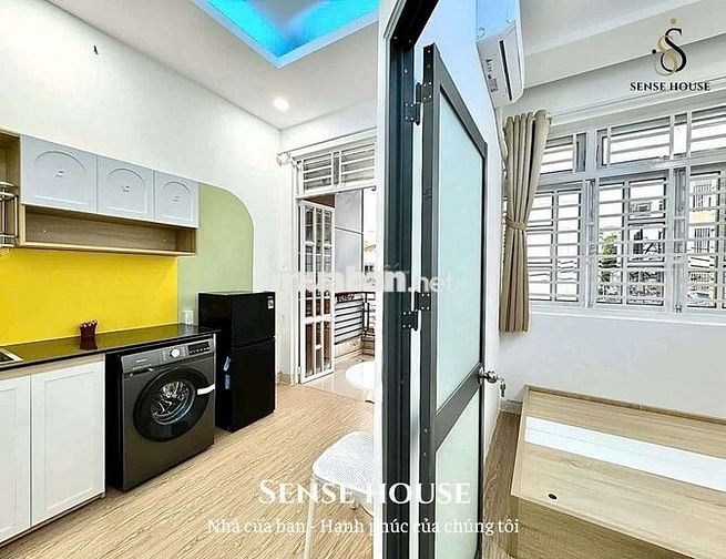 CHDV 1 PHÒNG NGỦ TÁCH BẾP BAN CÔNG RIÊNG THOÁNG MÁT ĐÂY ĐỦ NỘI THẤT