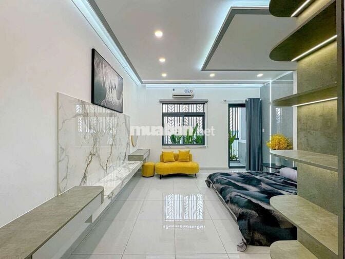 4,5x14 trệt lầu 3pn, nội thất cao cấp