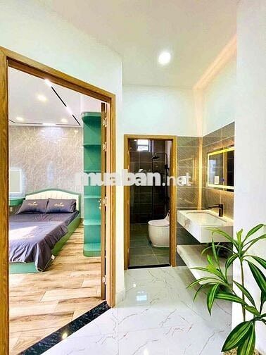 NHÀ MỚI XÂY 3 TẦNG GẦN CHỢ GÒ VẤP