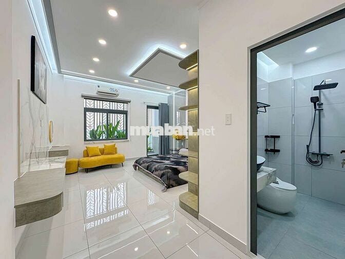 4,5x14 trệt lầu 3pn, nội thất cao cấp