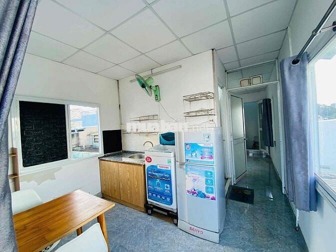 🌈Phòng trọ 1 PN 45m2 Tách bếp - Ngay Cầu Thị Nghè - Full Nội Thất