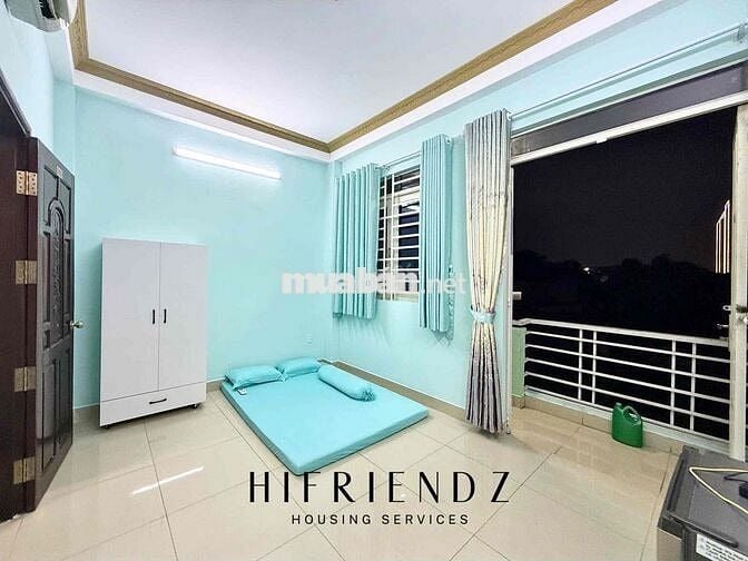 PHÒNG STUDIO BAN CÔNG CỬA SỔ FULL NỘI THẤT NGAY AN DƯƠNG VƯƠNG