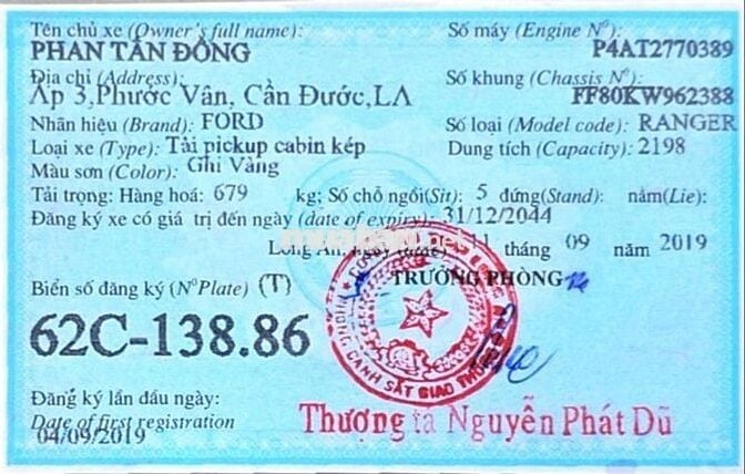 RANGER 2.2L XLS 2019 TỰ ĐỘNG 1 CẦU 82000KM BH 1NAM
