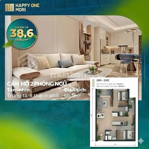 BOOKING 1 TẶNG 1 - CĂN HỘ 1PN CHỈ TỪ 1TY9 THANH TOÁN 300TR KÍ VĂN BẢN