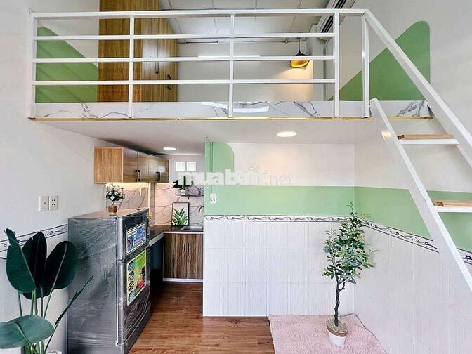 PHÒNG SIÊU RỘNG - GÁC CAO - FULL NỘI THẤT -MỚI XÂY GẦN NGÃ TƯ GÒ MÂY