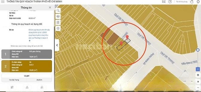 BÁN NHÀ MẶT TIỀN : 451 HAI BÀ TRƯNG - P. 8 - Q. 3 - TPHCM