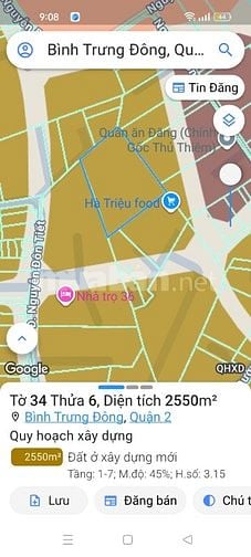 Bán 2393 đất vườn đường Nguyễn đôn tiết.36 tỷ