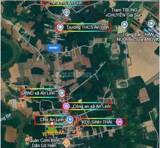 Bán đất đối diện chợ An Linh Phú Giáo 