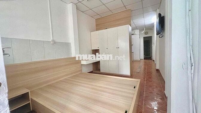 CĂN HỘ 1PN SIÊU RỘNG GẦN 50m2, CÓ BAN CÔNG LỚN, FULL NỘI THẬT QUẬN 10