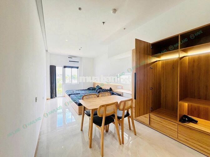 CHO THUÊ CĂN HỘ FULL NỘI THẤT CÓ BAN CÔNG Ở ĐƯỢC 3 NGƯỜI GẦN TRUNG TÂM