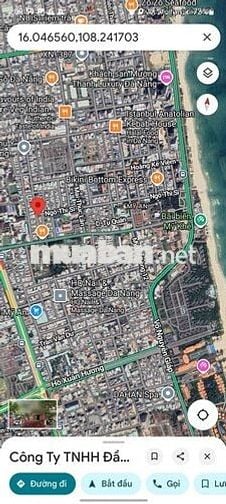 Lô góc 2 mặt tiền Ngô Thì Sĩ trục thông biển Mỹ Khê