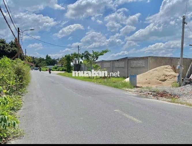 BÁN ĐẤT:  1/ QL22 Tân An Hội Mới - Sau lưng trường Tiểu học Phước Hiep