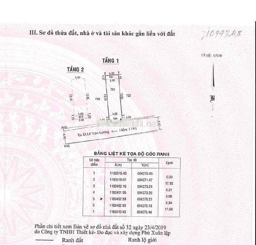 Bán Nhà 2 Tầng - HXH - Nguyễn hữu Thọ - 5x18 - Khu dc hiện hữu