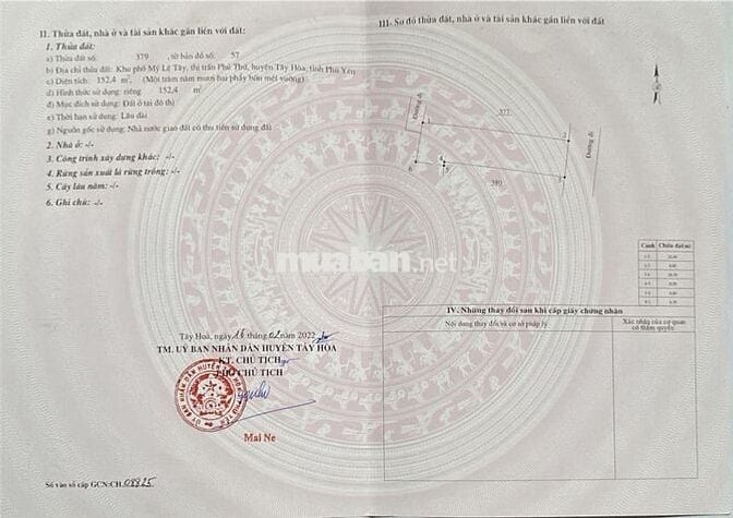 Cần bán 3 lô đất full thổ cư đối diện chợ Phú Thứ ,huyện Tây Hoà