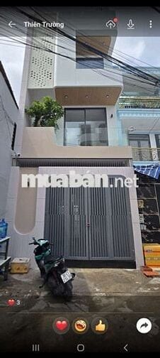 NHÀ MỚI 100% HXH ĐƯỜNG LÊ TRỌNG TẤN .P.BÌNH HƯNG HÒA .DT 5×24M 3 LẦU