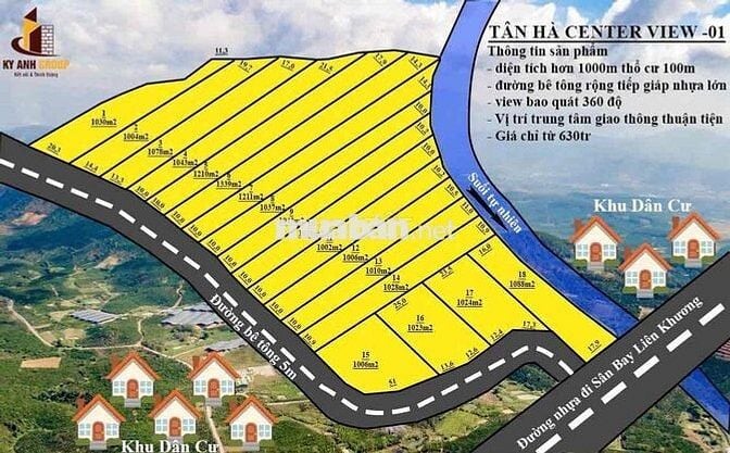 🌤 CHỈ 630 TRIỆU SỞ HỮU NGAY 1000M² ĐẤT VIEW ĐỒI NÚI 360° TẠI TÂN HÀ –