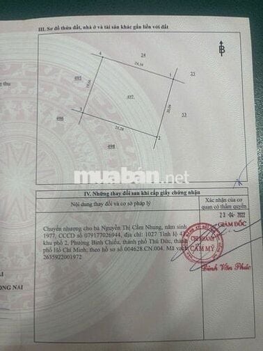 ĐẤT Giá Tốt - Cần Bán Đất Tại xã Xuân Đông , huyện Cẩm Mỹ , Đồng Nai