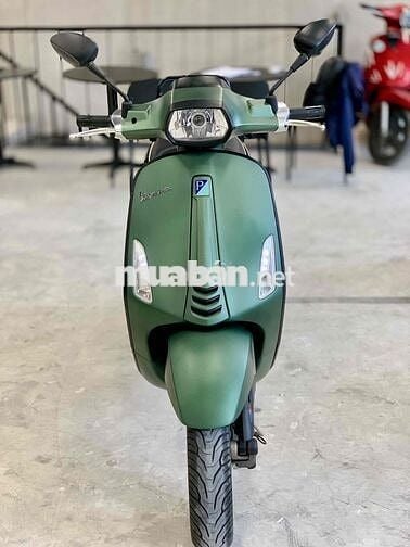 🔥Vespa Sprint 125 ABS 2018 xanh rêu nhám chuẩn zin
