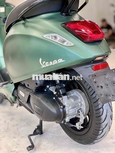 🔥Vespa Sprint 125 ABS 2018 xanh rêu nhám chuẩn zin