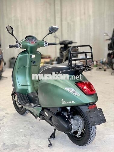 🔥Vespa Sprint 125 ABS 2018 xanh rêu nhám chuẩn zin