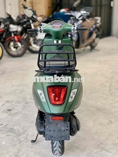 🔥Vespa Sprint 125 ABS 2018 xanh rêu nhám chuẩn zin