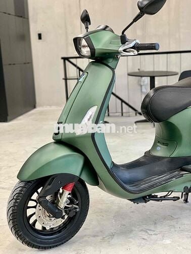 🔥Vespa Sprint 125 ABS 2018 xanh rêu nhám chuẩn zin