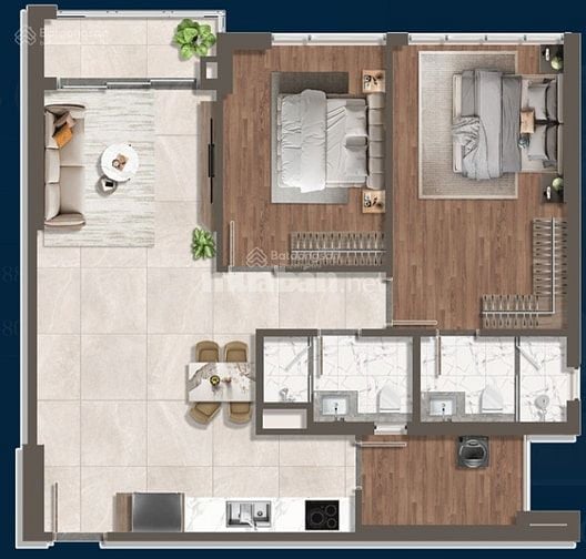 Bán căn hộ The Privé, Song Hành, An Phú, Q2, TP.HCM, 8,5 tỷ, 71,5 m2
