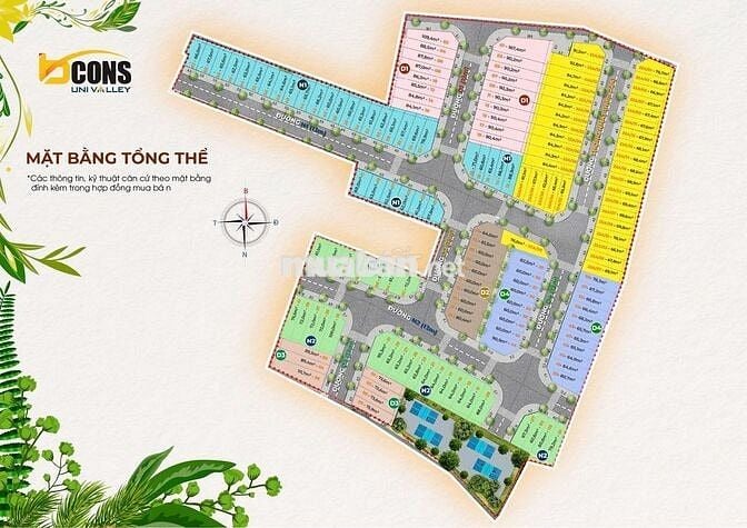 Bán nhà mặt phố tại Bcons Uni Valley, 7,5 tỷ, 60m2 đẹp, nhiều tiện ích