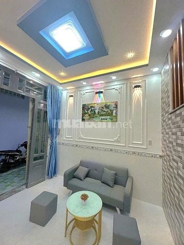 Nhà mới tuyệt đẹp, 02 căn đôi, 1Trệt, 2 lầu, ST, Hẻm 184 Lưu Hữu Phước