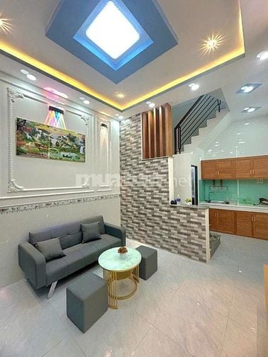 Nhà mới tuyệt đẹp, 02 căn đôi, 1Trệt, 2 lầu, ST, Hẻm 184 Lưu Hữu Phước