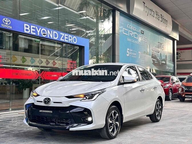 Toyota Hà Đông bán Vios 2025 G 1.5 CVT - 7000 km