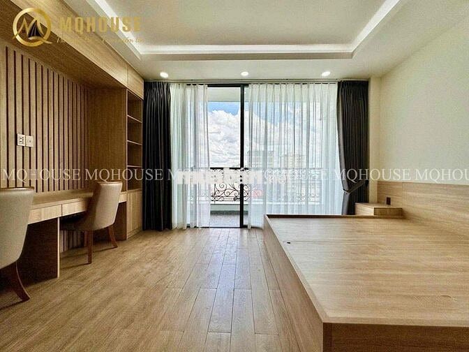 Cho Thuê Căn Hộ Ban Công Tách Bếp Full Nội Thất_Nguyễn Thị Tần Quận 8