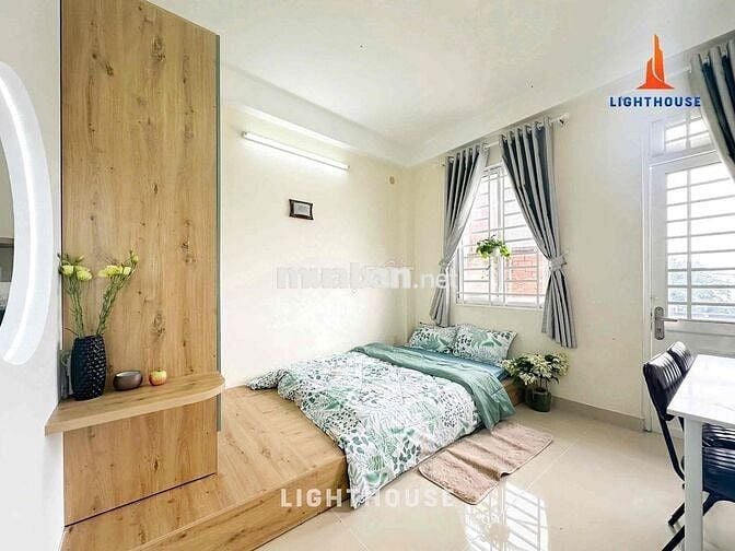 1 Phòng ngủ + 1 phòng khách, Ban công thoáng mát, gần ĐH Công Nghiệp