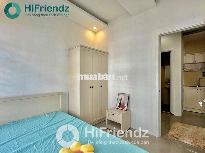 2 Phòng Ngủ - 45m2 - Ban Công -Full Nội Thất- Khu Sân Bay-Cv Gia Định