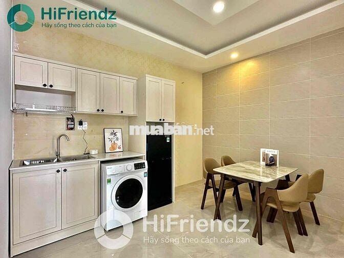 2 Phòng Ngủ - 45m2 - Ban Công -Full Nội Thất- Khu Sân Bay-Cv Gia Định