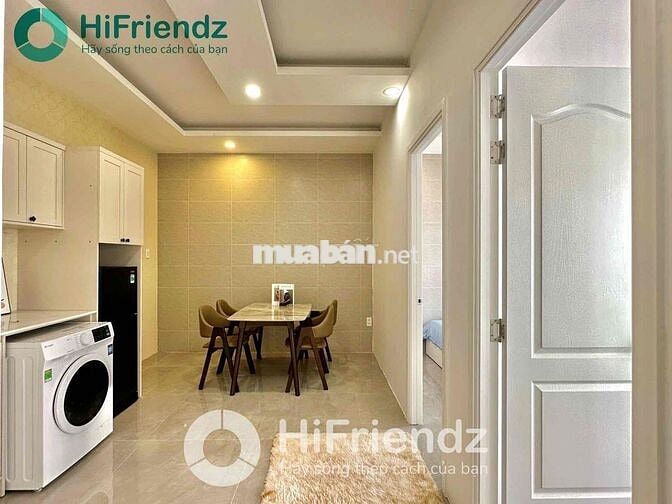 2 Phòng Ngủ - 45m2 - Ban Công -Full Nội Thất- Khu Sân Bay-Cv Gia Định